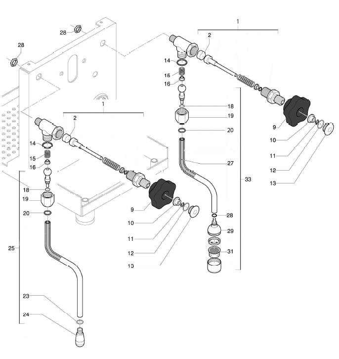 Profitec Pro 500 Part Diagram: PRO500-4