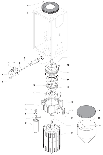 Profitec Pro T64 Part Diagram: PROT64-2