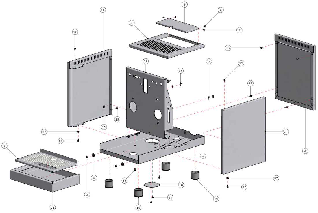 Quick Mill Arnos Part Diagram: 0985-1