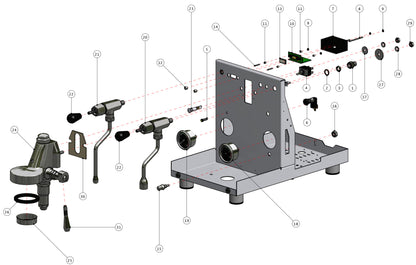 Quick Mill Arnos Part Diagram: 0985-2