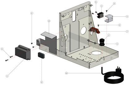 Quick Mill Arnos Part Diagram: 0985-7