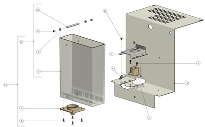 Quick Mill Arnos Part Diagram: 0985-8B