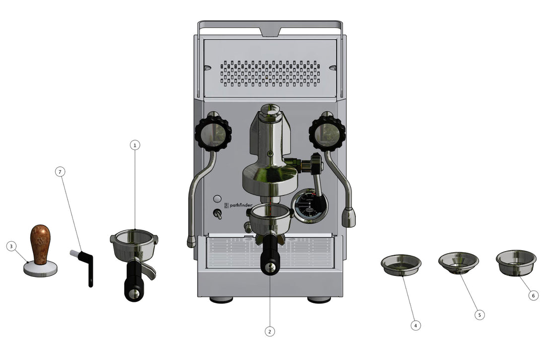 Quick Mill Pathfinder Part Diagram: 0981-9