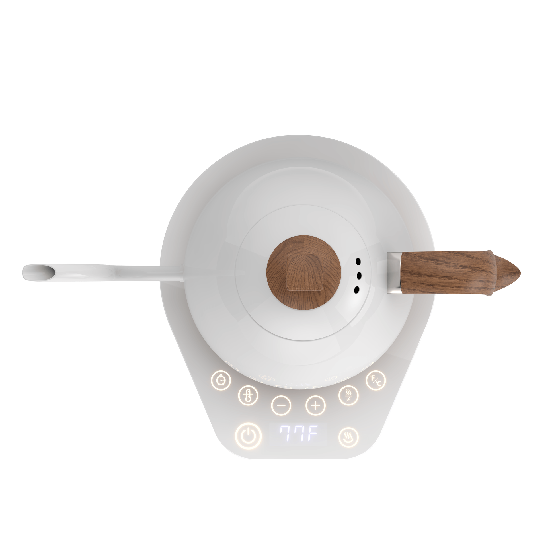 Artisan Electric Gooseneck Kettle All White Iridescent — Organic Nespresso  Pods & Capsules - USDA Certified - Artizan Coffee