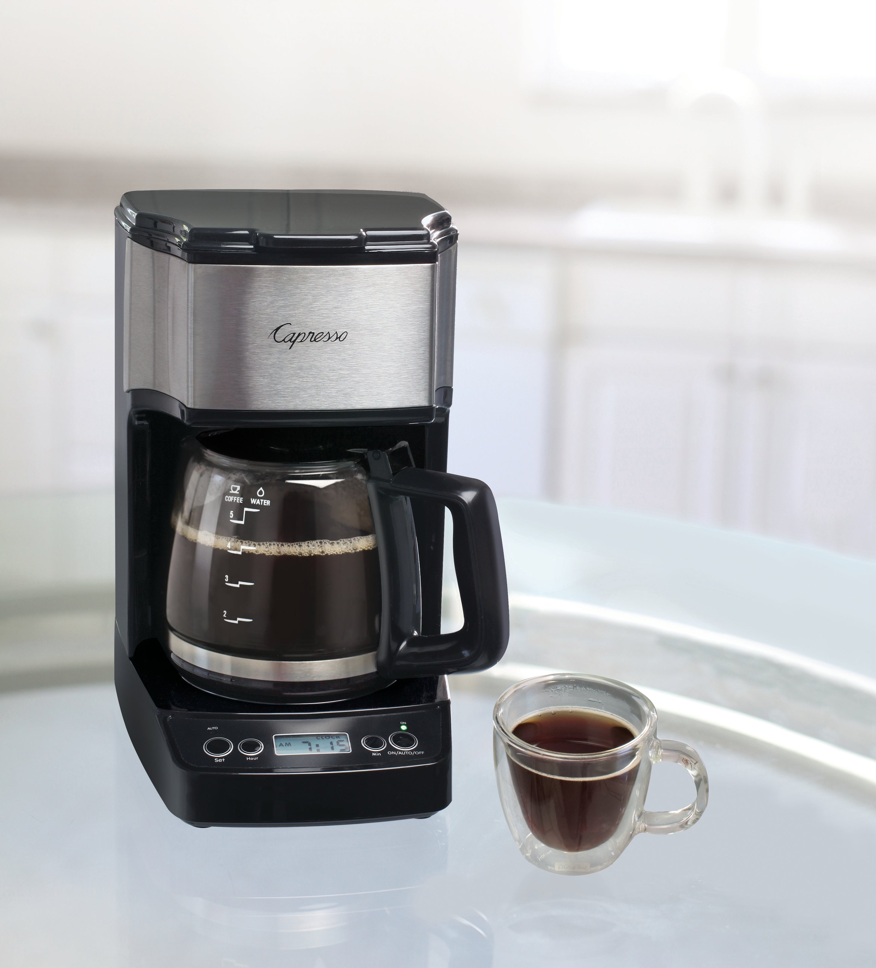 5 cup white coffee maker best sale