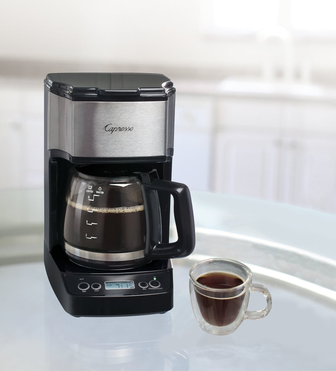 Automatic Coffee Making Machine Household Drip-in Small Mini Coffee Pot Tea  Tea Brewing Pot Dual-Use