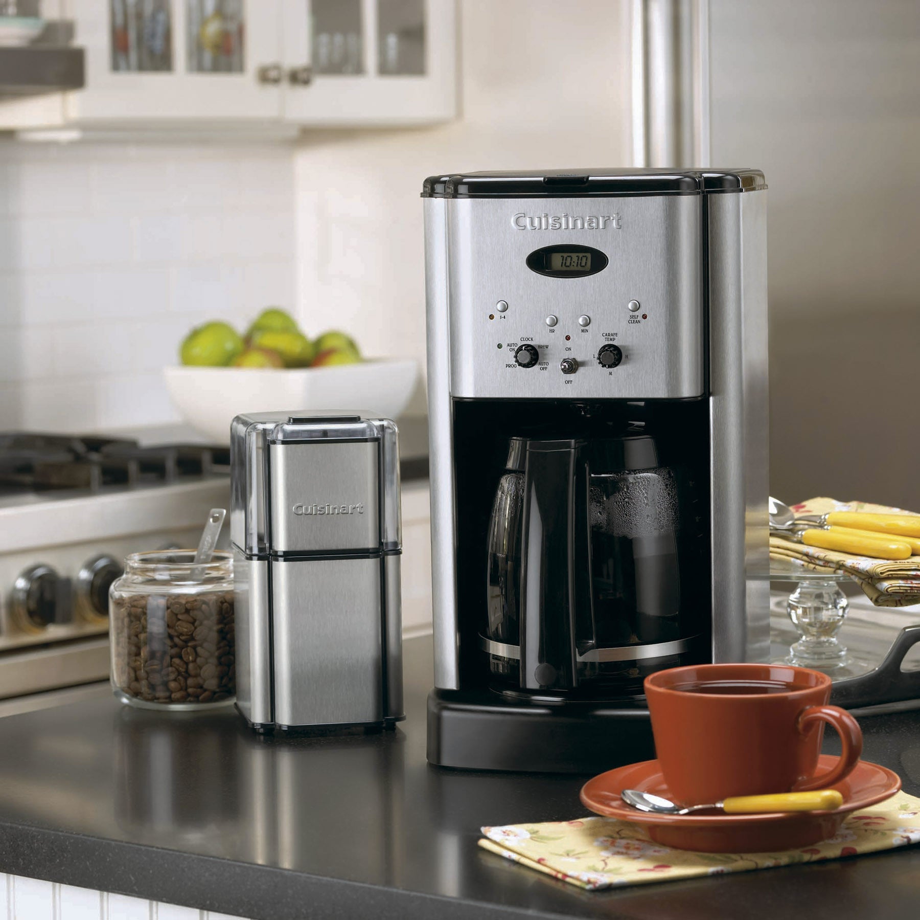 Best Buy: Cuisinart Refurbished 4-Cup Coffeemaker Black/Stainless-Steel  DCC-450BKFR