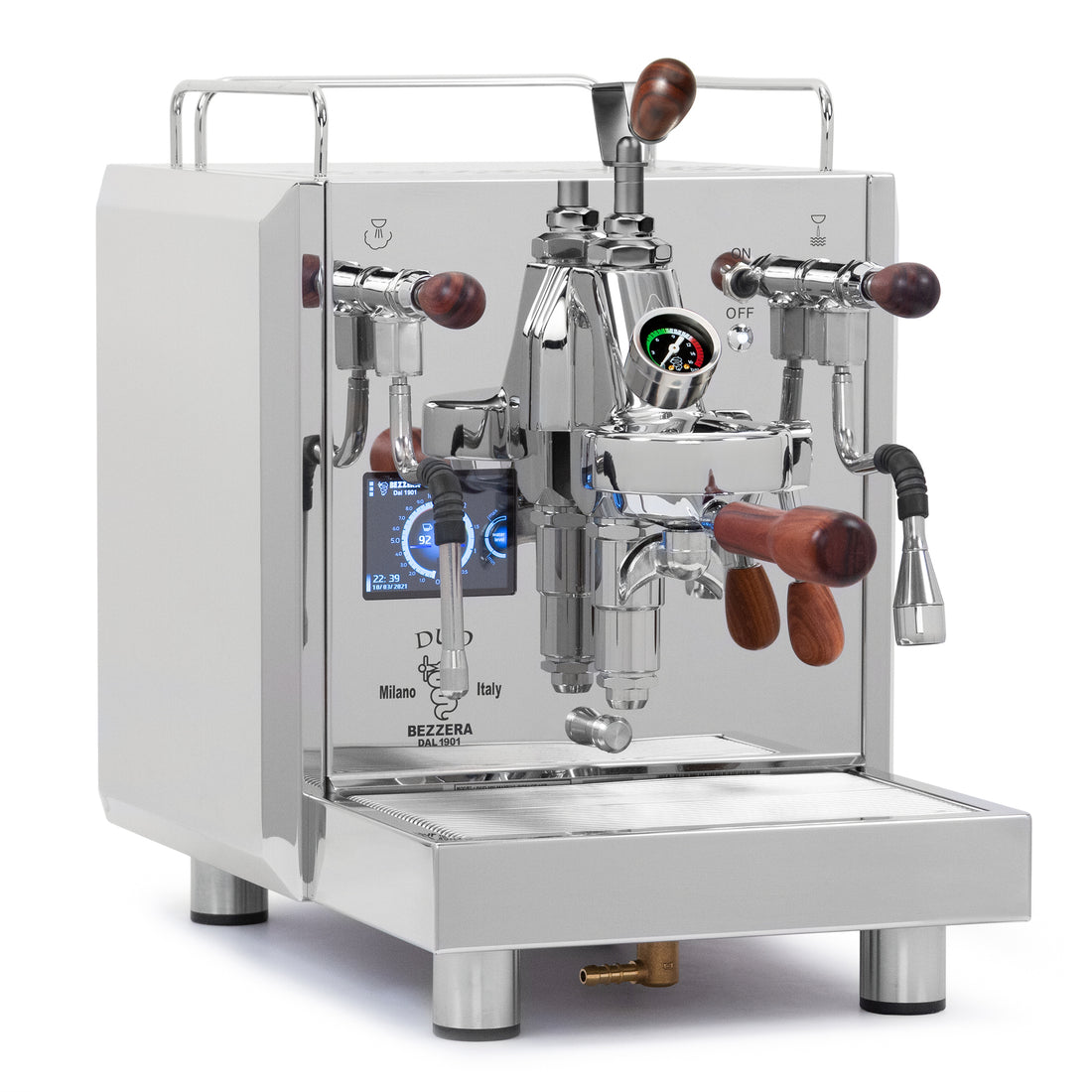 Bezzera - Duo MN Dual Boiler Espresso Machine w/ Flow Control Stainless Steel