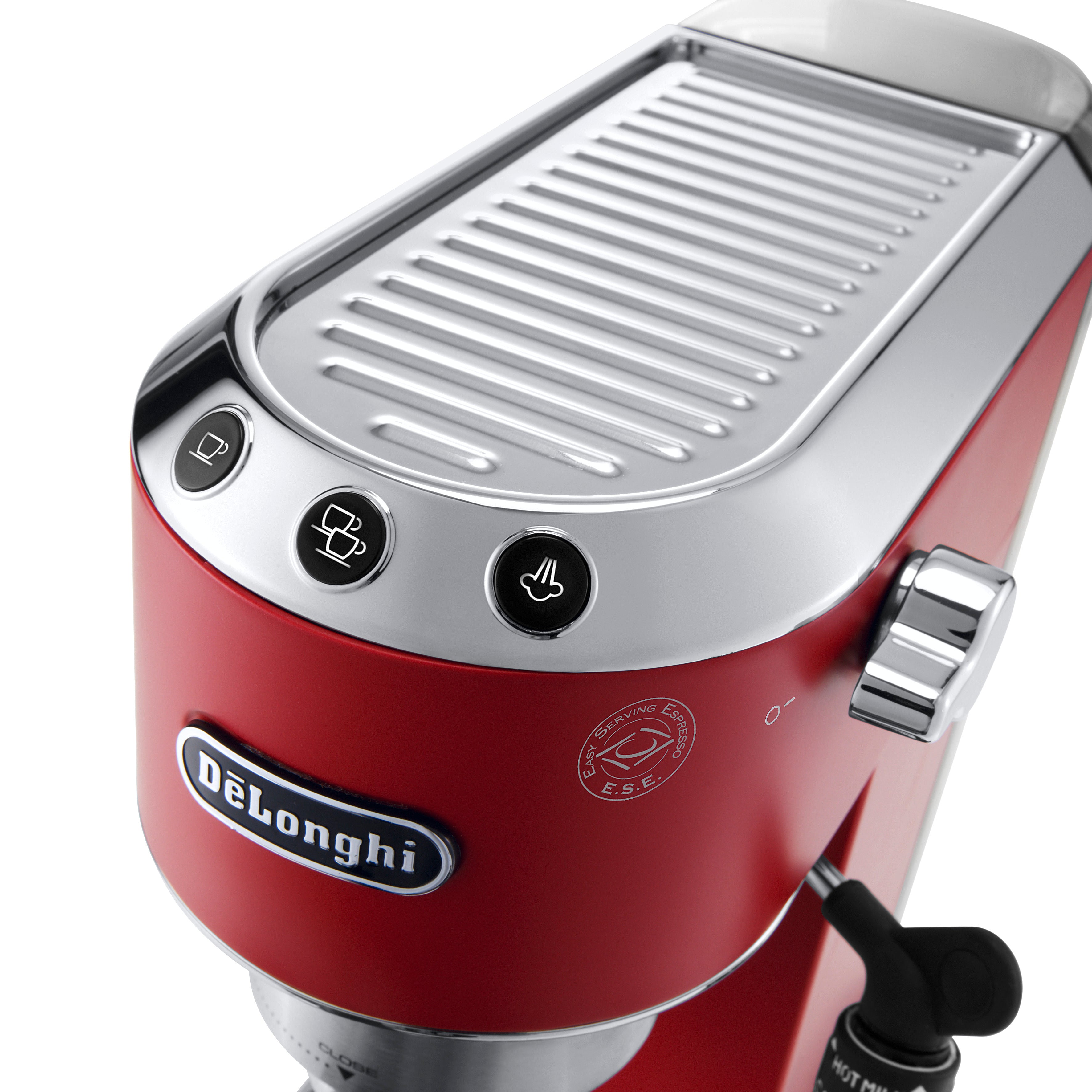 DeLonghi EC685R Dedica DeLuxe Pump Espresso Machine Red Whole