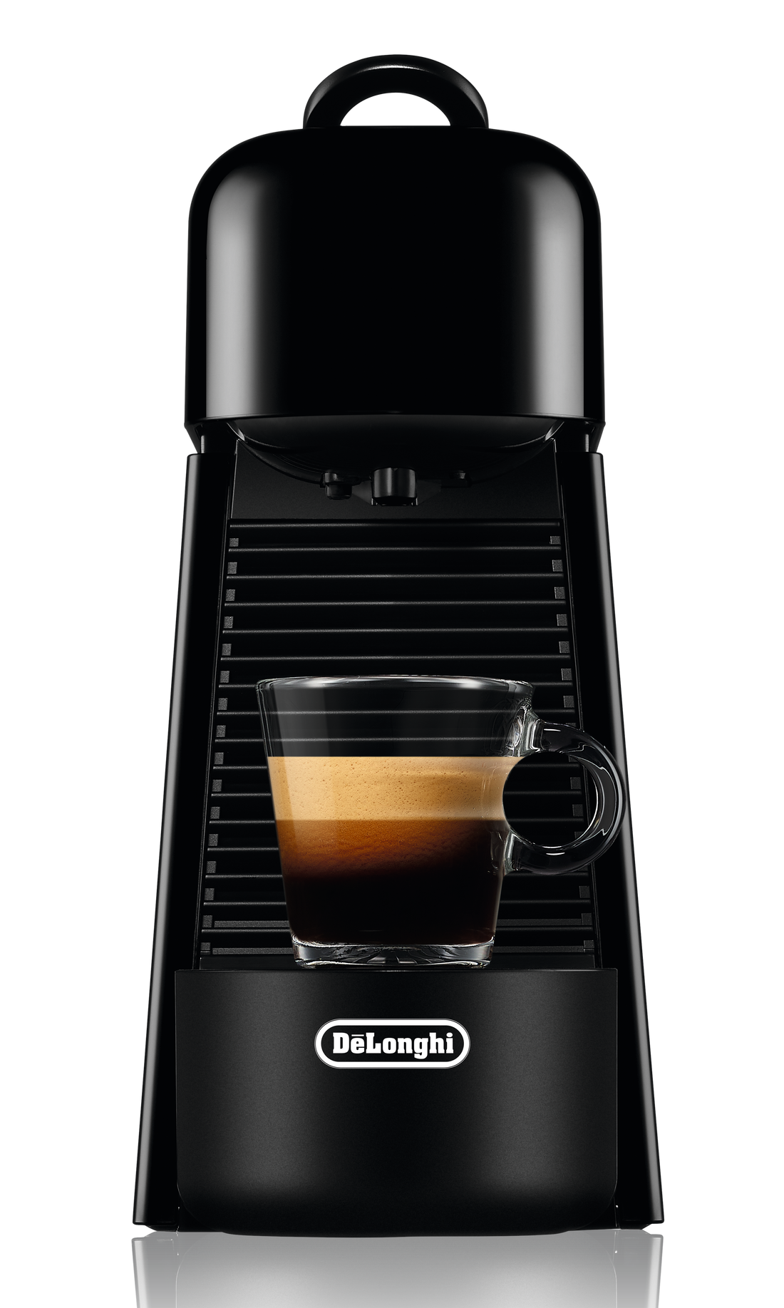 Nespresso Essenza Plus Espresso Machine by DeLonghi with Aeroccino - Black