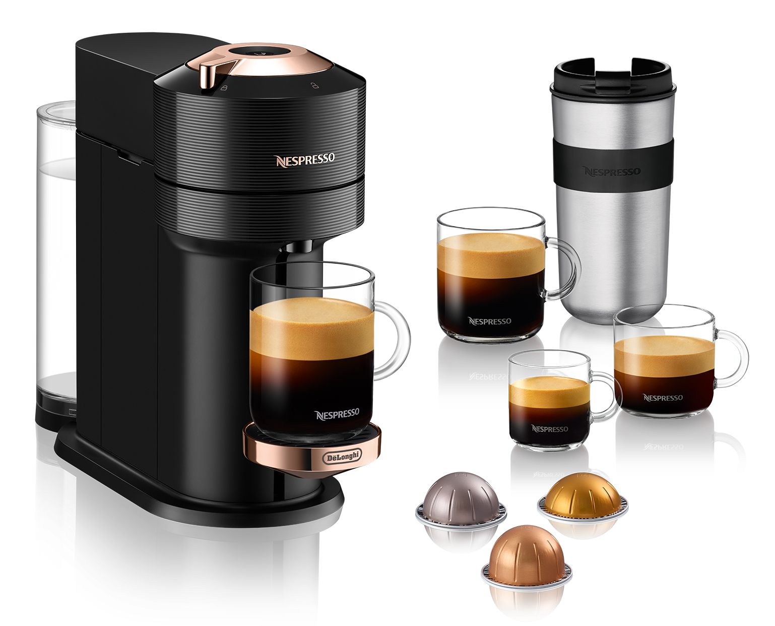 Nespresso Vertuo Next Premium Espresso Machine by DeLonghi with Aerocc – Whole Love