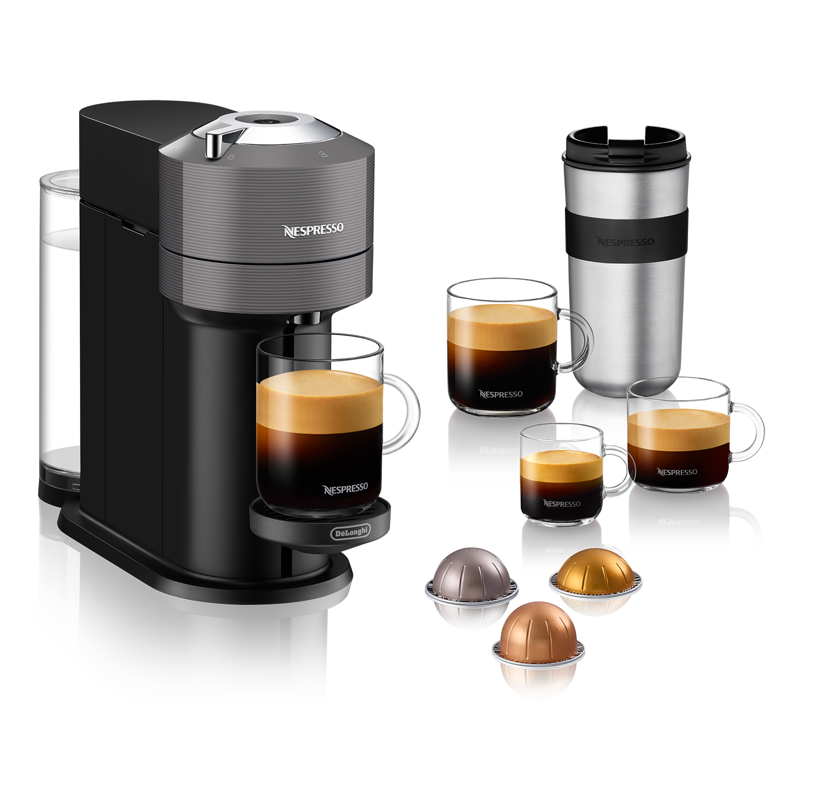Nespresso Vertuo Next Espresso Machine by DeLonghi Aeroccino - – Whole Latte