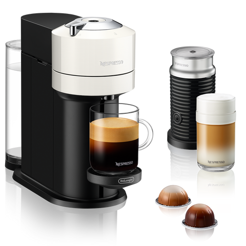  Nespresso Vertuo Next Coffee and Espresso Machine by De'Longhi,  White, Compact, One Touch to Brew, Single-Serve Coffee Maker and Espresso  Machine : Grocery & Gourmet Food