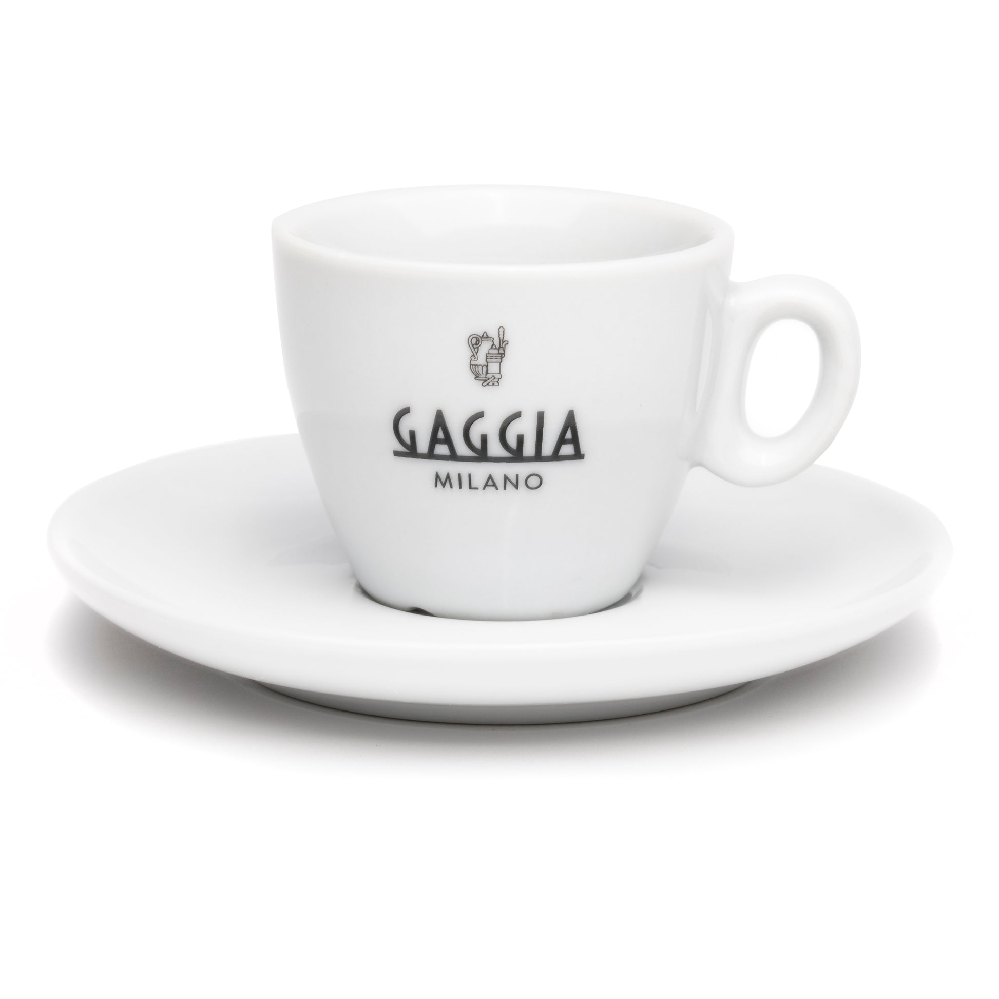 Espresso Coffee Cups , Stackable Espresso Mugs for Coffee, Set of 4, White,  2.5 oz 