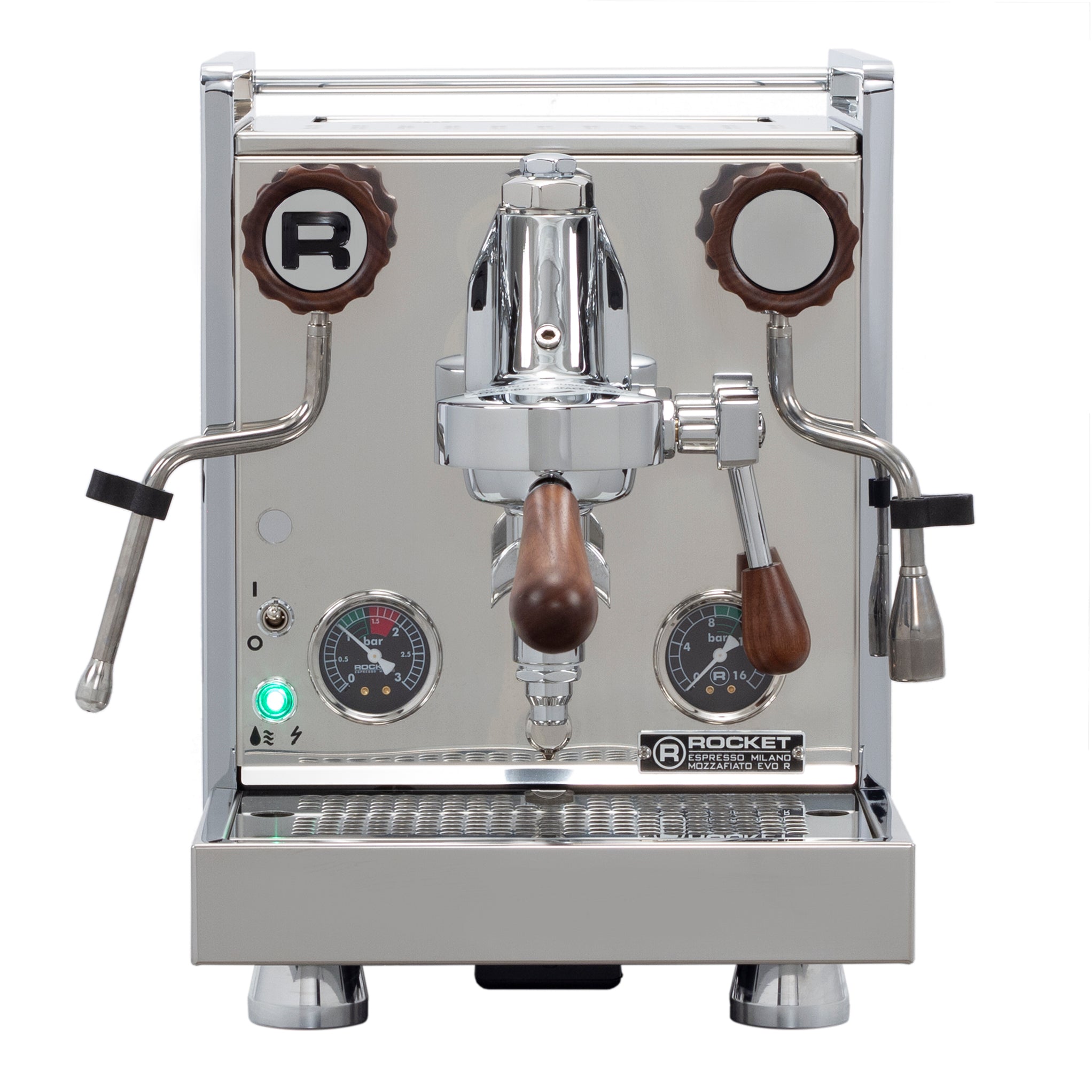 Rocket Espresso Mozzafiato Cronometro R Espresso Machine - Walnut Accents