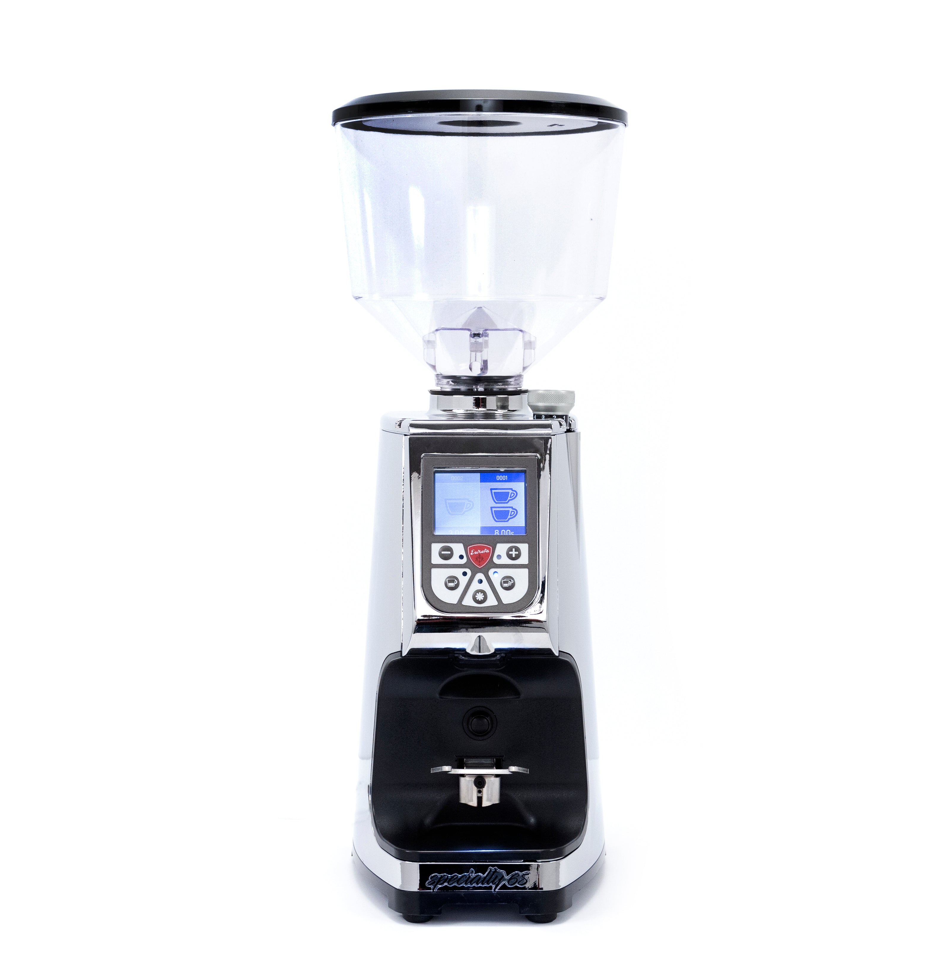 Eureka Atom Specialty 65 Espresso Grinder in Chrome – Whole Latte Love