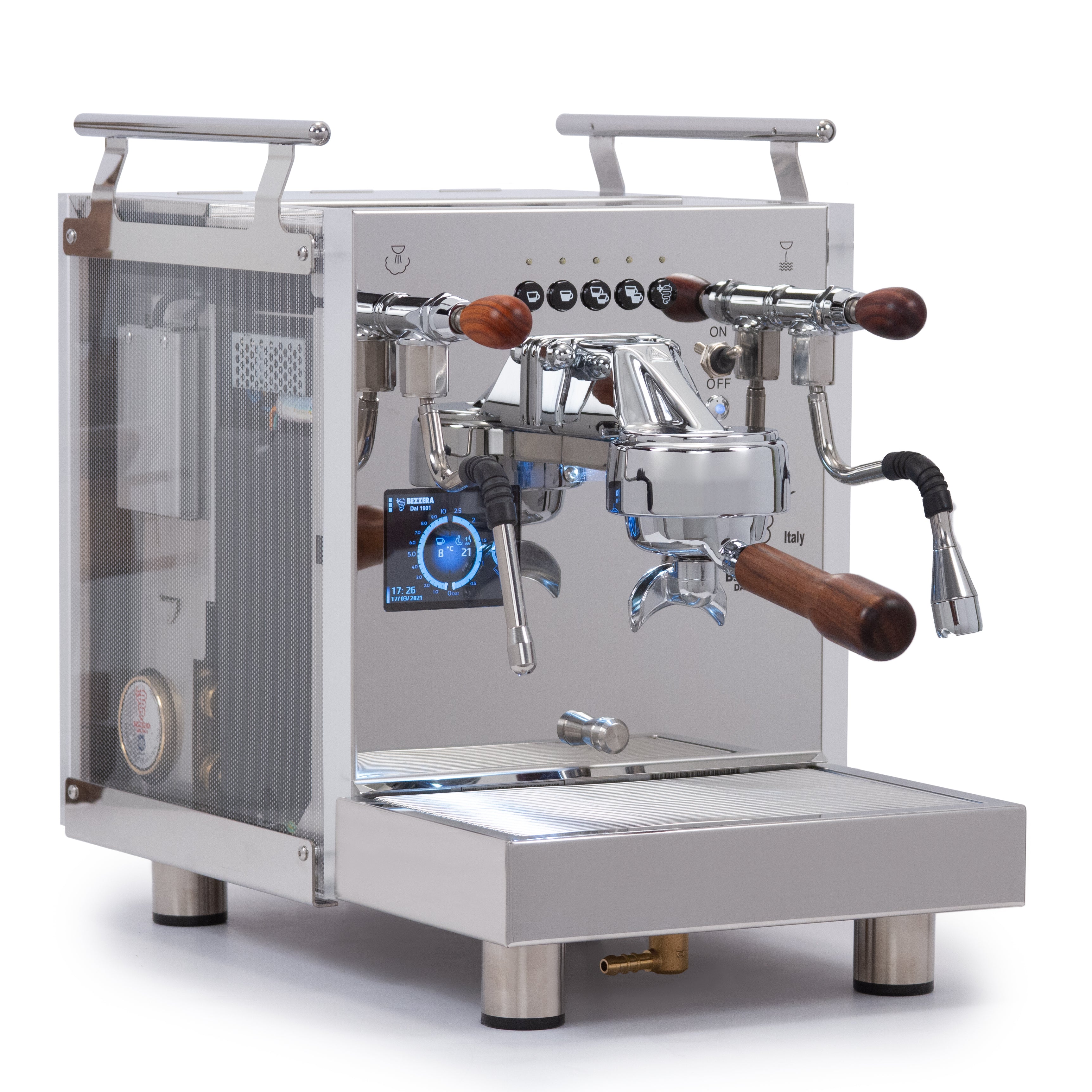 Dual boiler coffee outlet machine