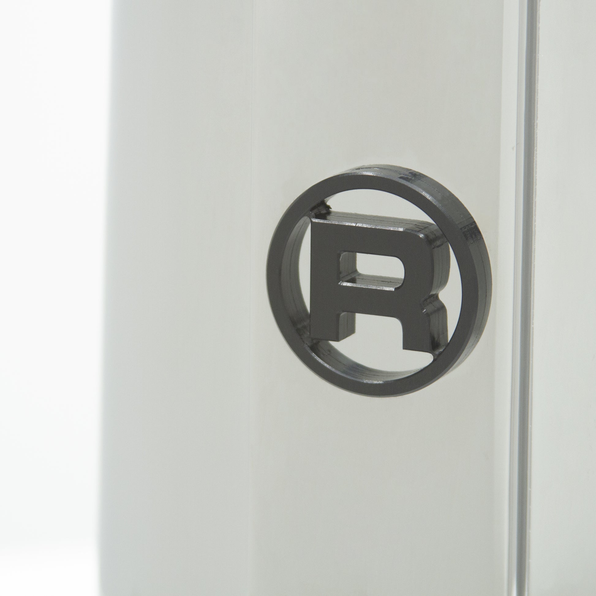 Rocket Espresso Macinatore FAUSTO Grinder Logo Badge || Chrome