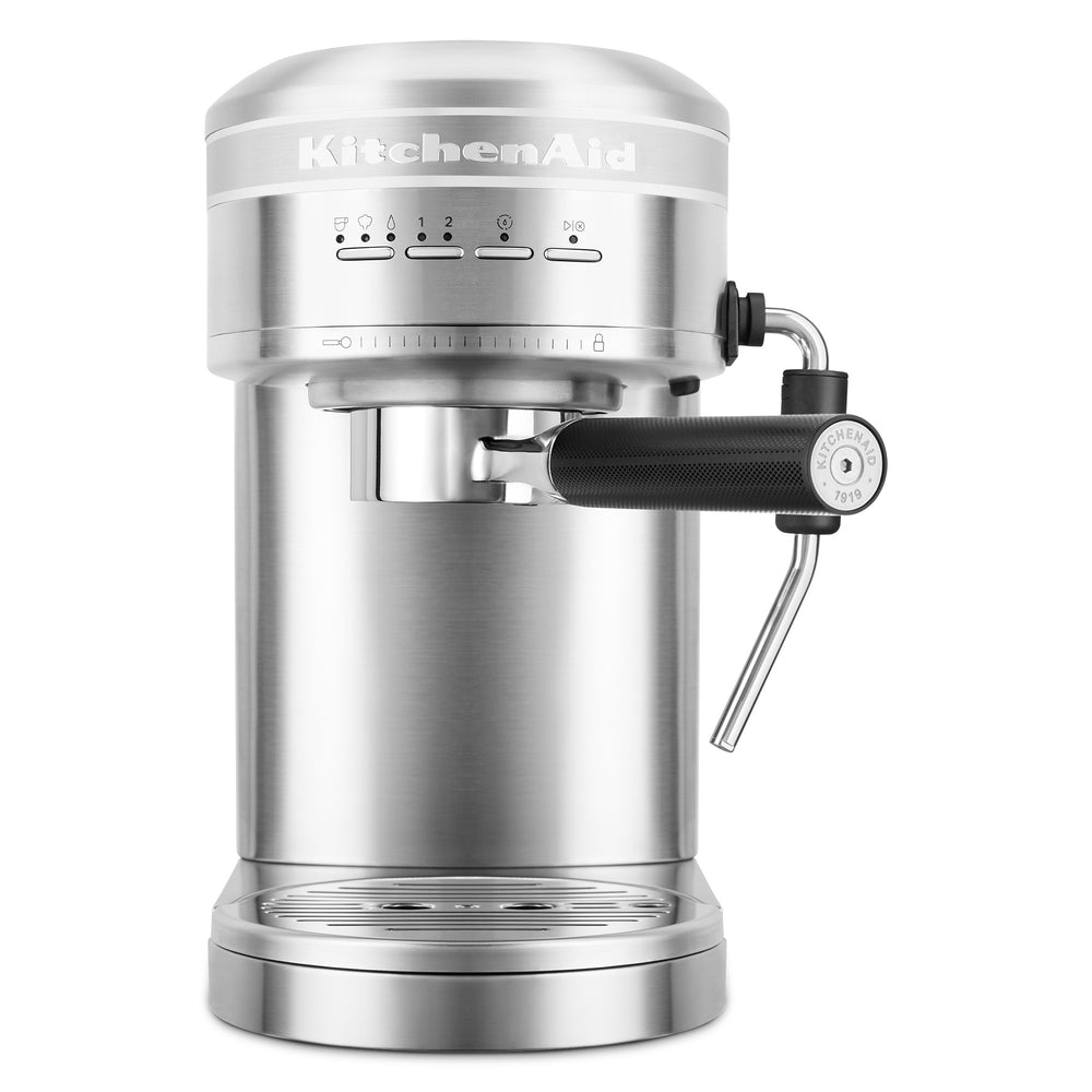 Semi-Automatic Espresso Machine and Automatic Milk Frother Attachment Black  Matte KES6404BM