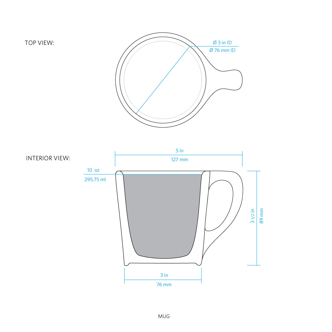 notNeutral LINO 10oz Mug - Light Gray – Whole Latte Love