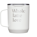 Whole Latte Love Horizon Camp Mug 12 oz in White