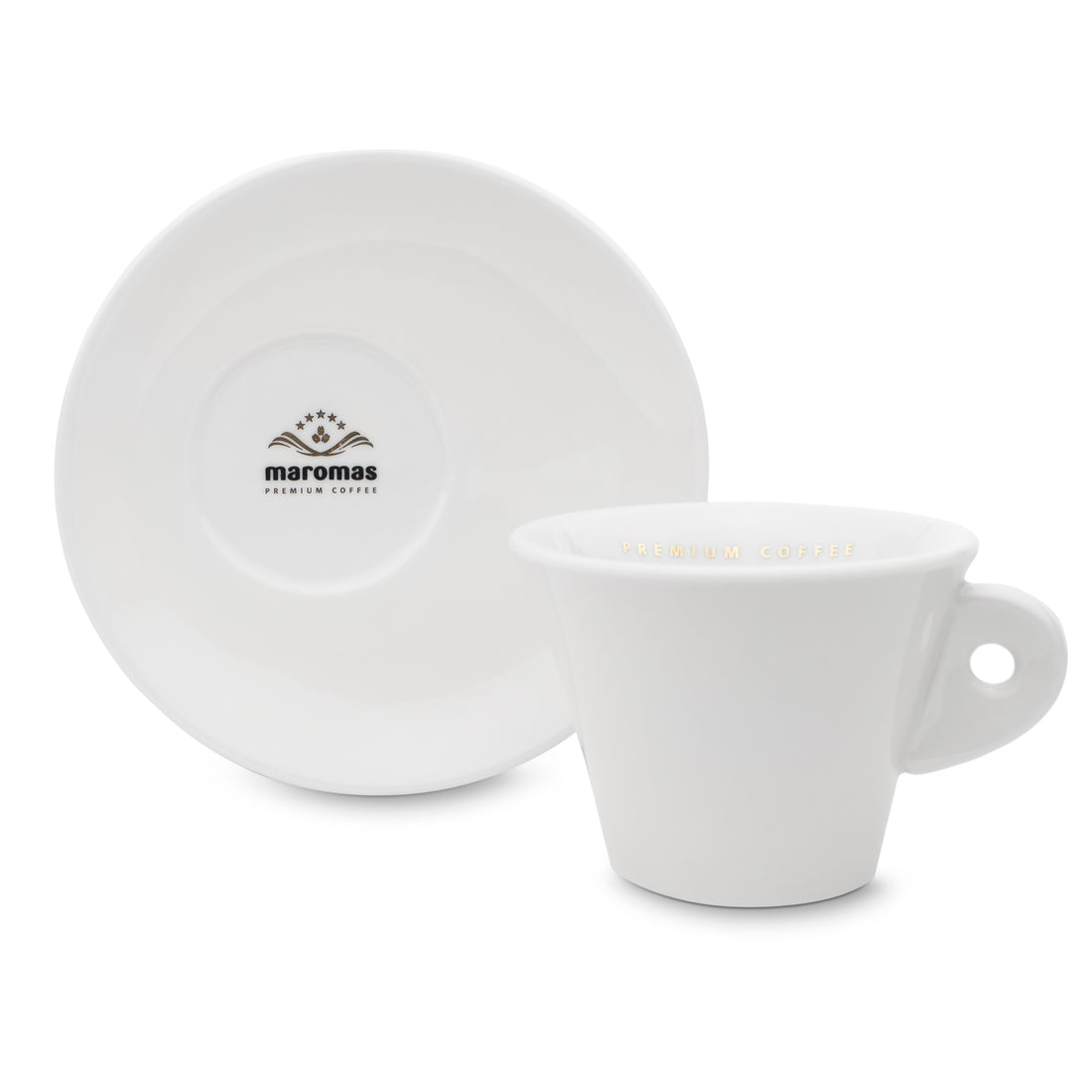 Maromas 6 Piece Cappuccino Cup and Saucer Set