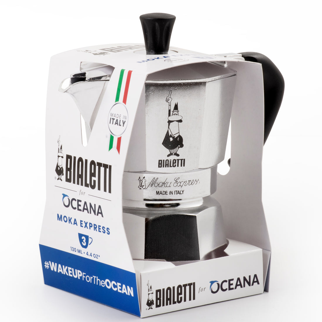Bialetti 3 Cup Mr Moka Stovetop Italian Espresso Maker 