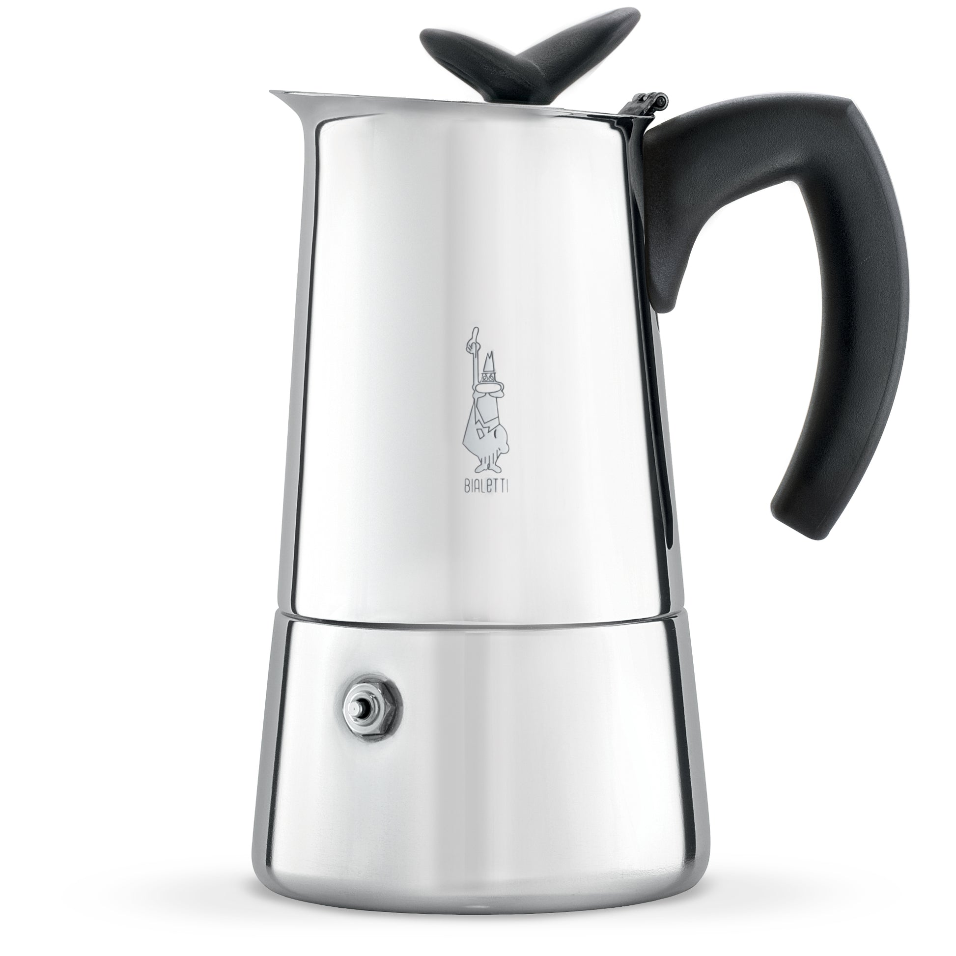 BIALETTI - Manual stainless steel milk frother