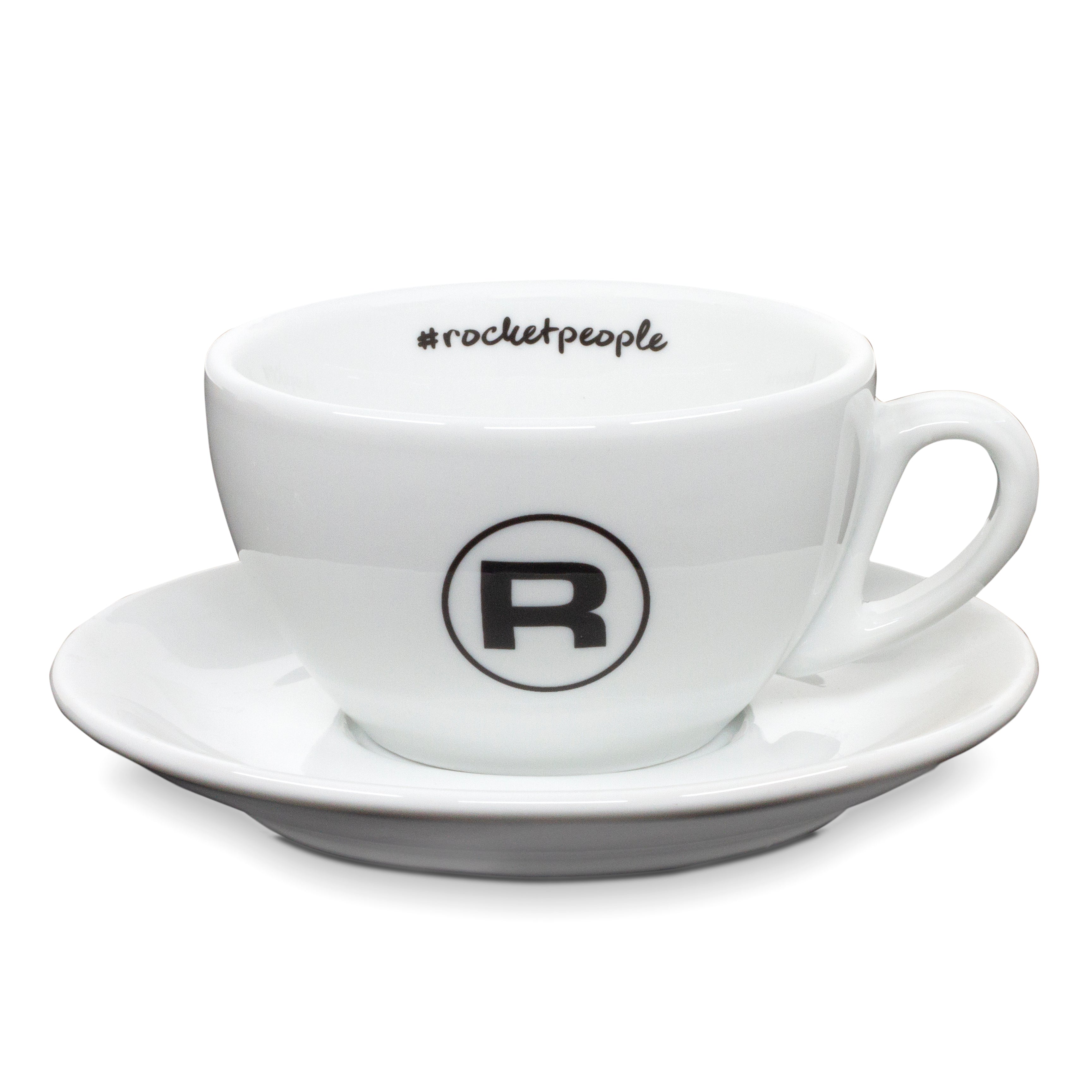 Rocket Espresso 6 Piece Cappuccino Cup and Saucer Set - White – Whole Latte  Love