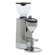 Rocket Espresso Super FAUSTO Grinder in Chrome Right Facing || Chrome