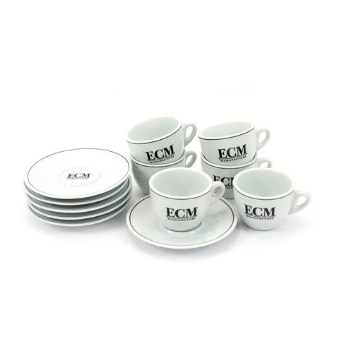 Set of 6 Espresso Cups & Saucer by Joe Frex – My Espresso Shop