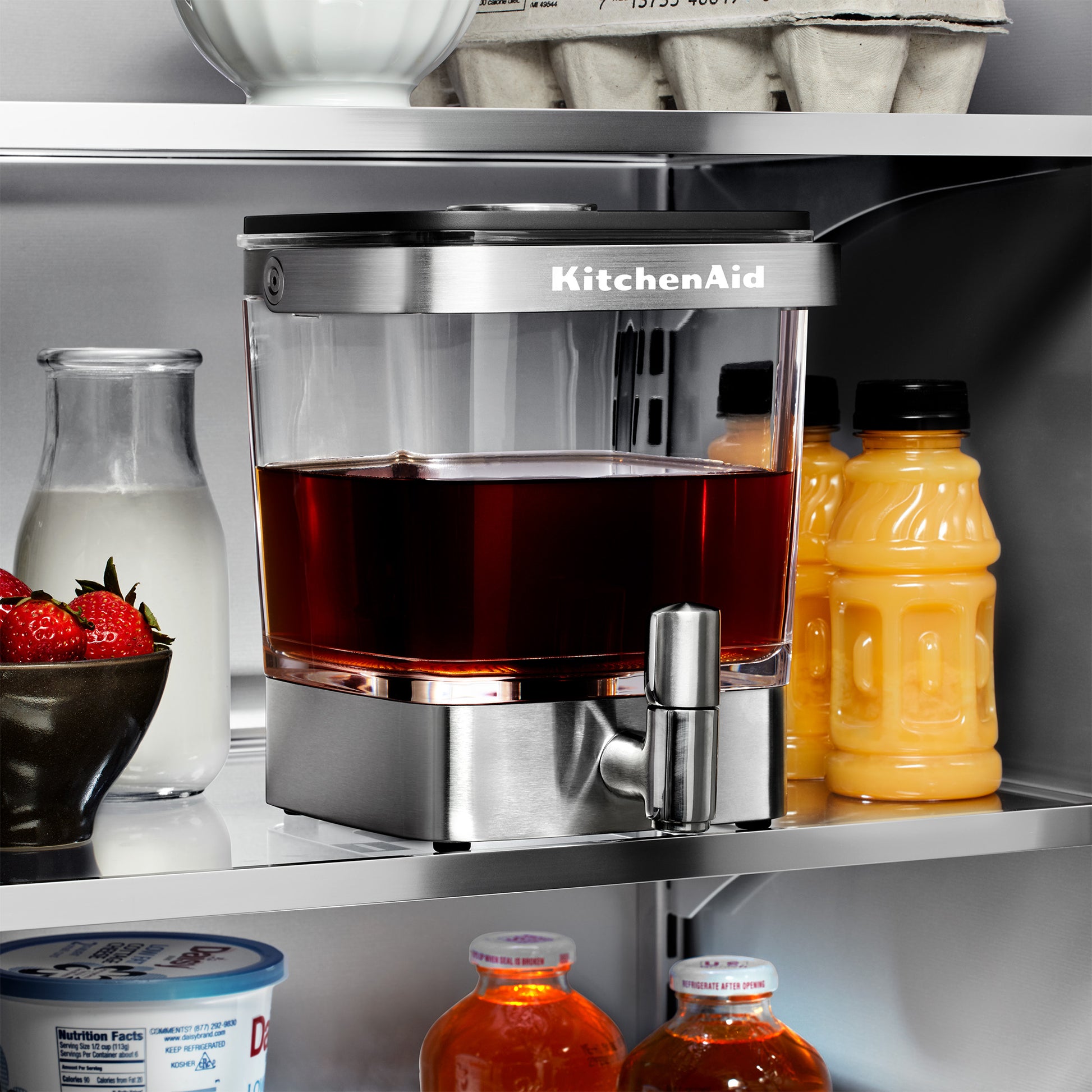 KitchenAid Cold Brew Coffee Maker 1919 Glass Stainless Steel no box