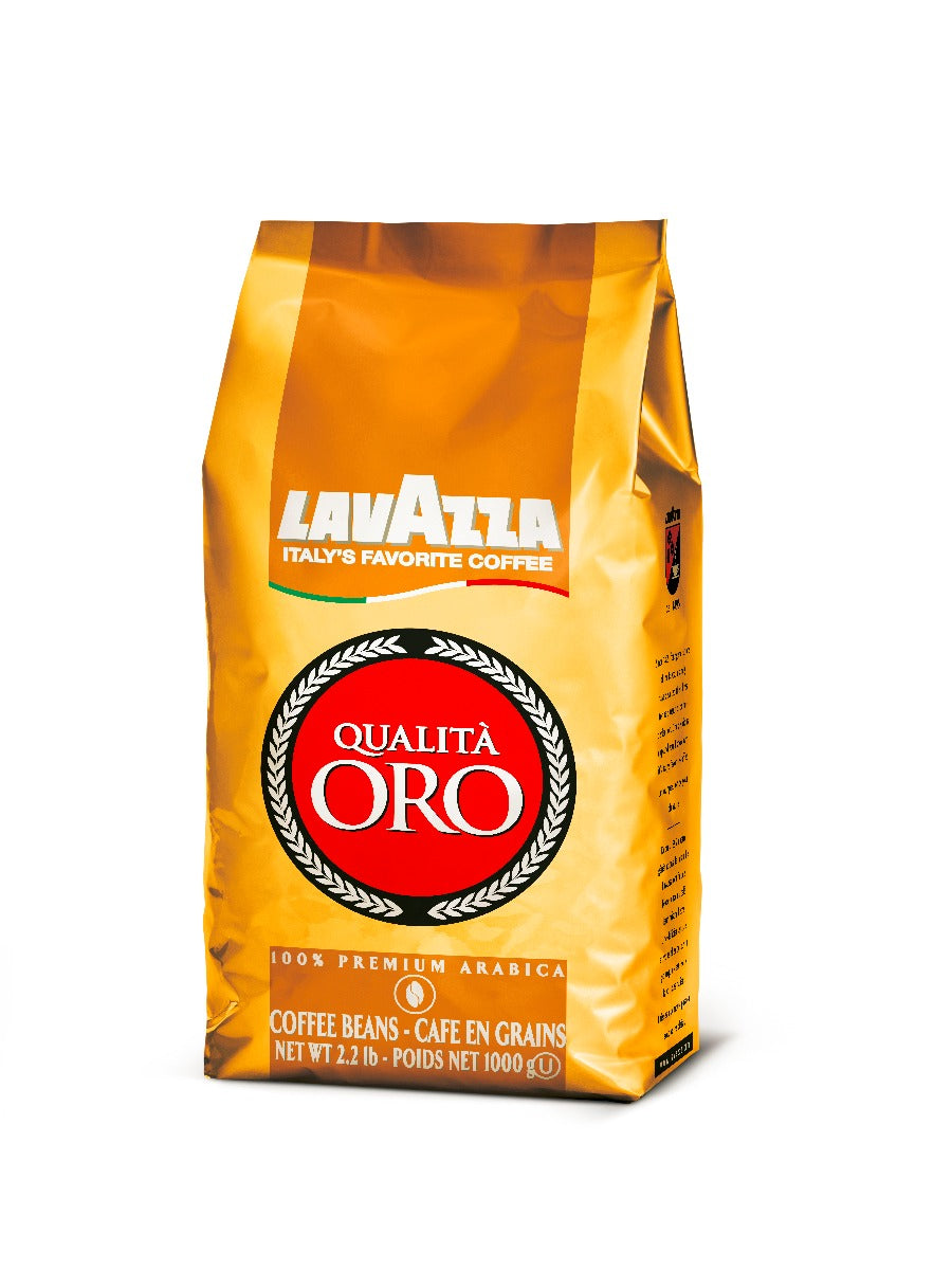 LavAzza Qualita Oro Whole Beans Coffee (Pack of 2)