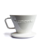 Saint Anthony Industries F70 Ceramic Flatbottom Pourover Brewer - White